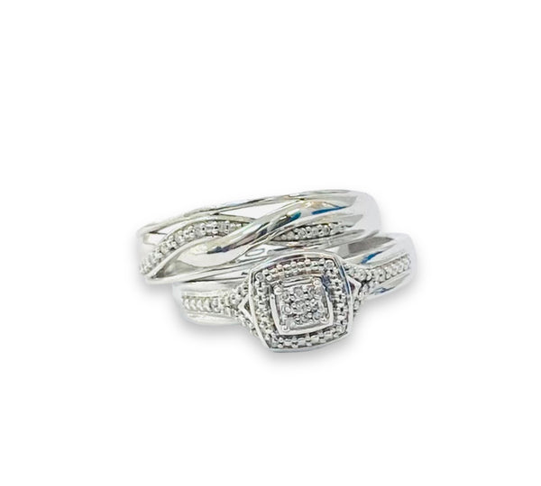 .10ctw Women’s Diamond Wedding Ring Set 10k