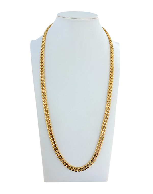 HOLLOW MIAMI CUBAN LINK CHAIN 10K 38.4GM