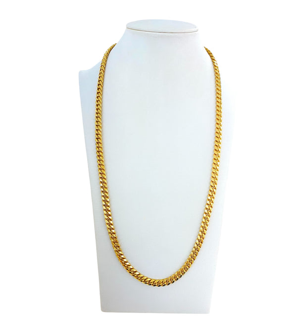 HOLLOW MIAMI CUBAN LINK CHAIN 10K      30.6 GM