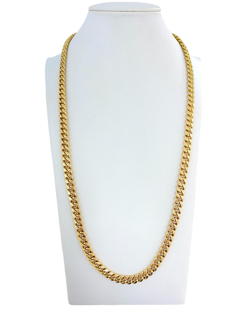 HOLLOW MIAMI CUBAN LINK CHAIN 10K      36.7 GM