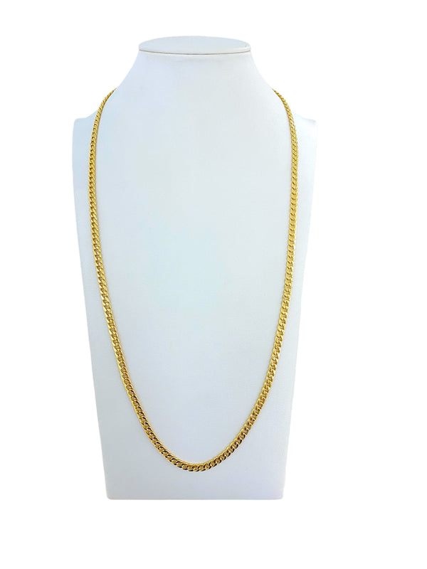 HOLLOW MIAMI CUBAN LINK CHAIN 10K       13.4 GM