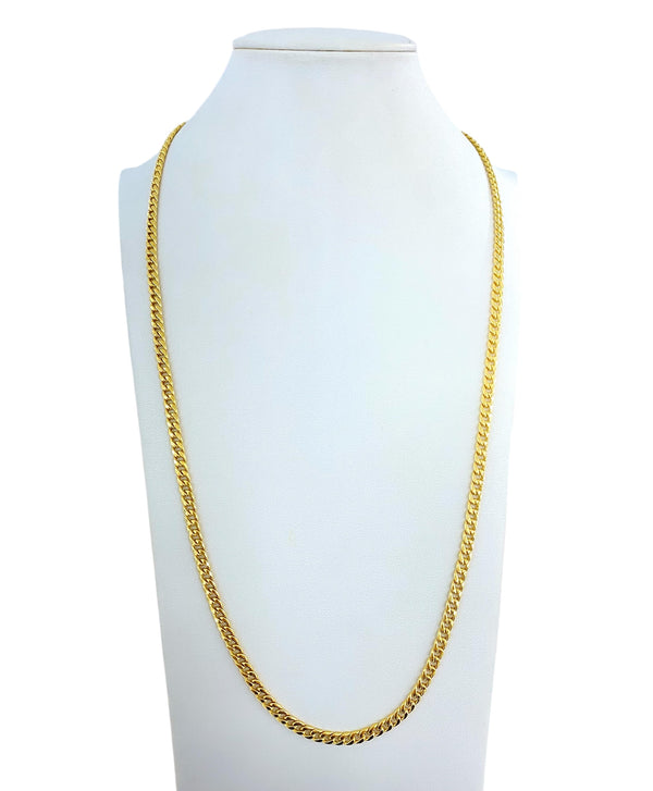 HOLLOW MIAMI CUBAN LINK CHAIN 10K          8.5 GM