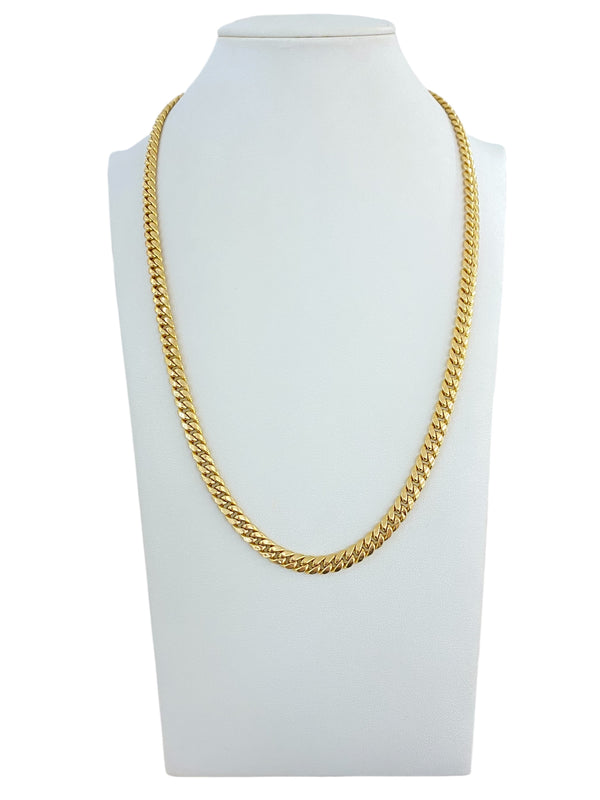 HOLLOW MIAMI CUBAN LINK CHAIN 10K       21.8 GM