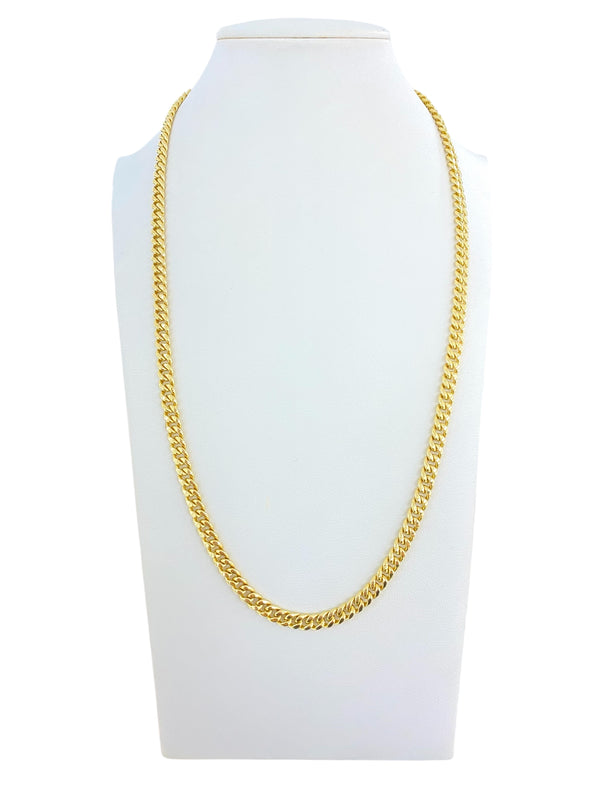 HOLLOW MIAMI CUBAN LINK CHAIN 10K         8.0 GM