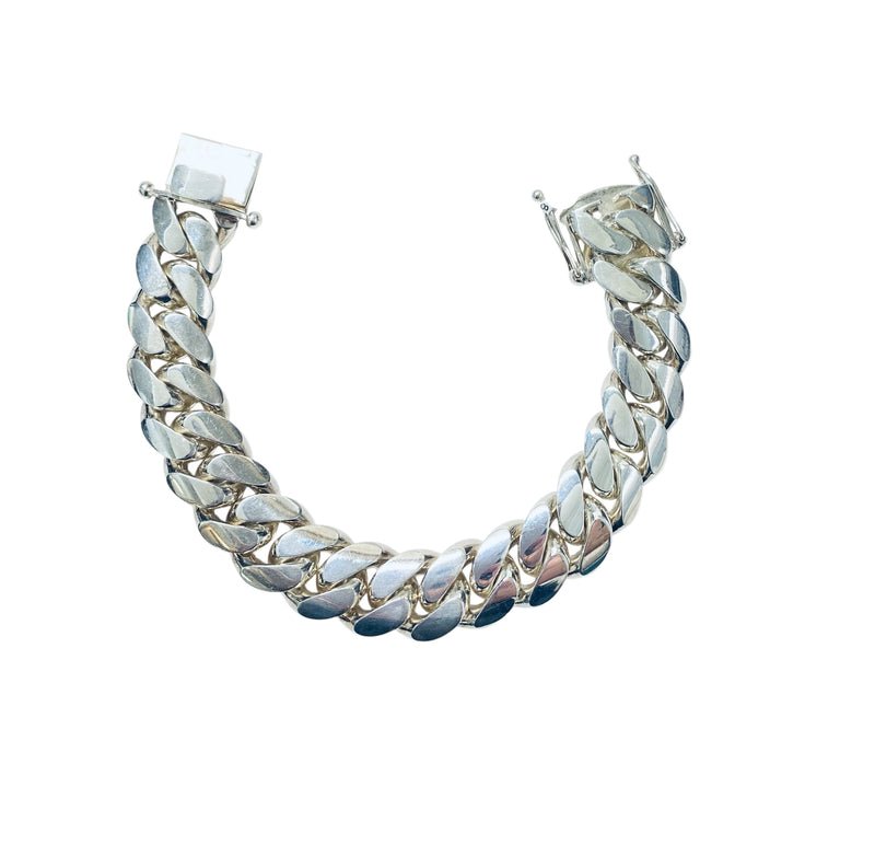 165.5GM Silver Cuban Bracelet