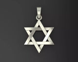 Star of David Silver Pendant 925