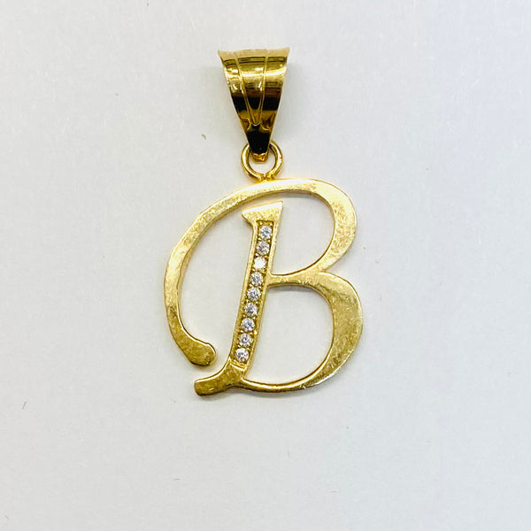 Initial Pendant 14k