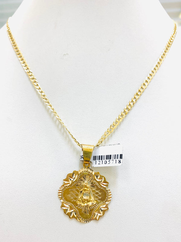 Chain and Pendant Set 14k