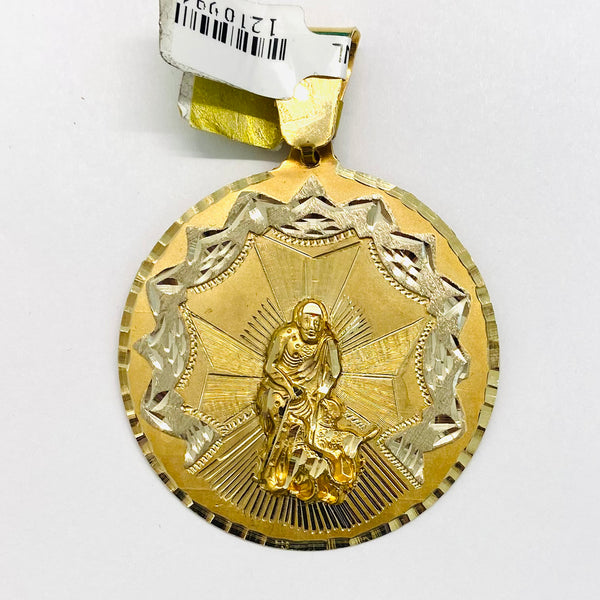 St. Lázaro Pendant 14k