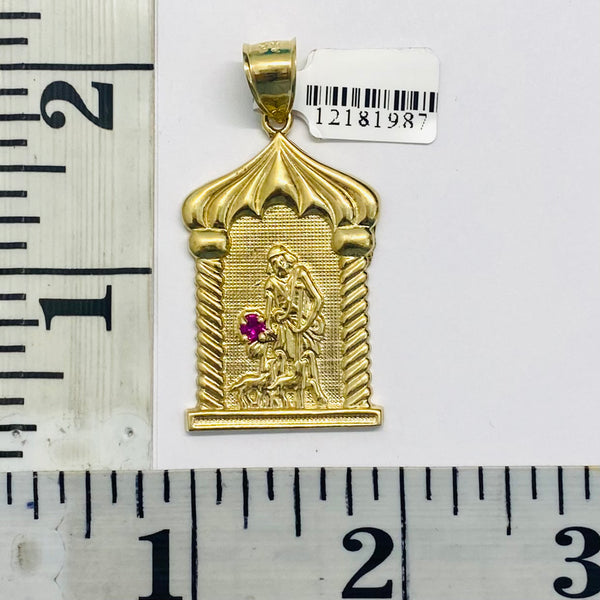 St. Lazaro Pendant 10k