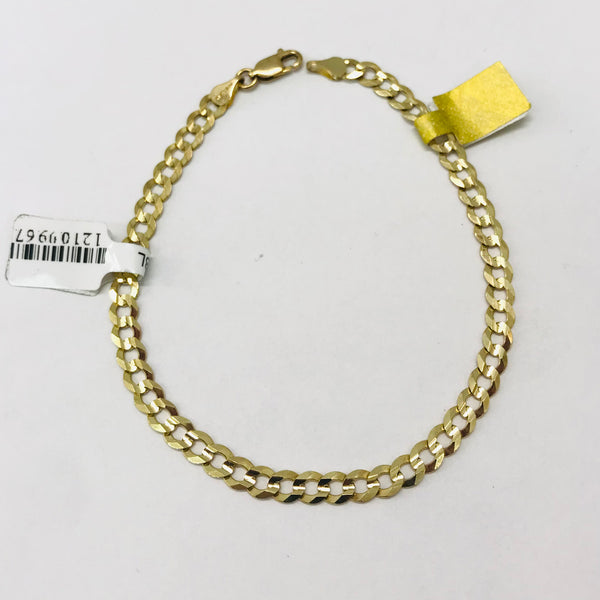 Curb Link Bracelet 14k