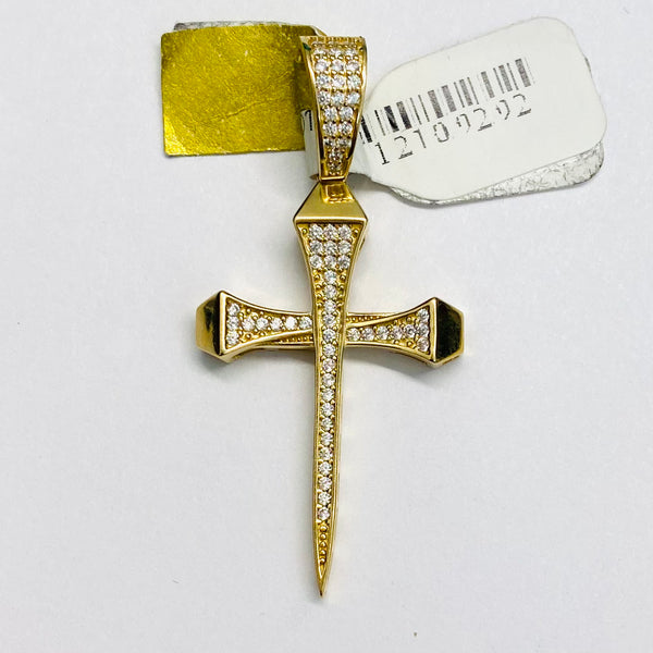 Cross Pendant 14k.