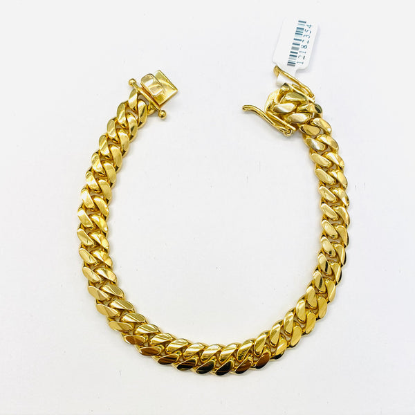 53.3gm Hand Made Solid Cuban link Bracelet 10k