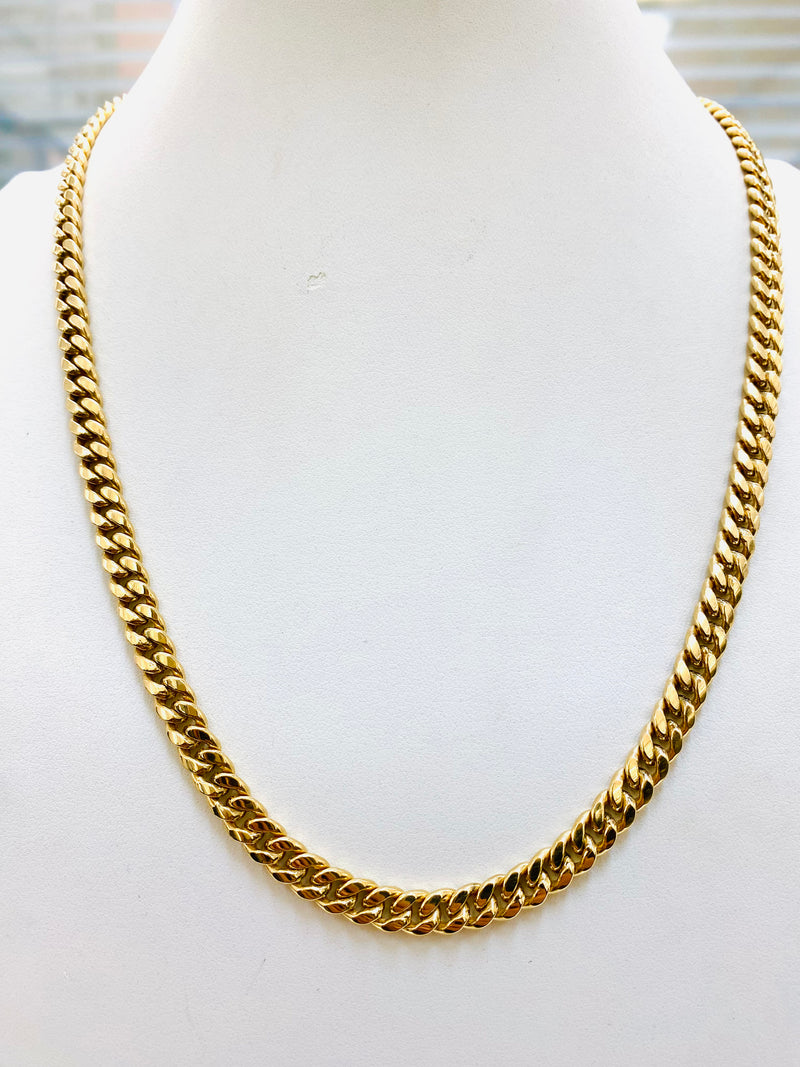 28.2GM SEMISOLID MIAMI CUBAN LINK CHAIN 10k.