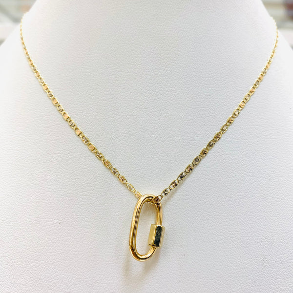Chain and pendant set 14k