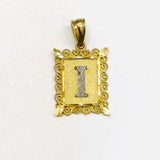 Initial Pendant 10k