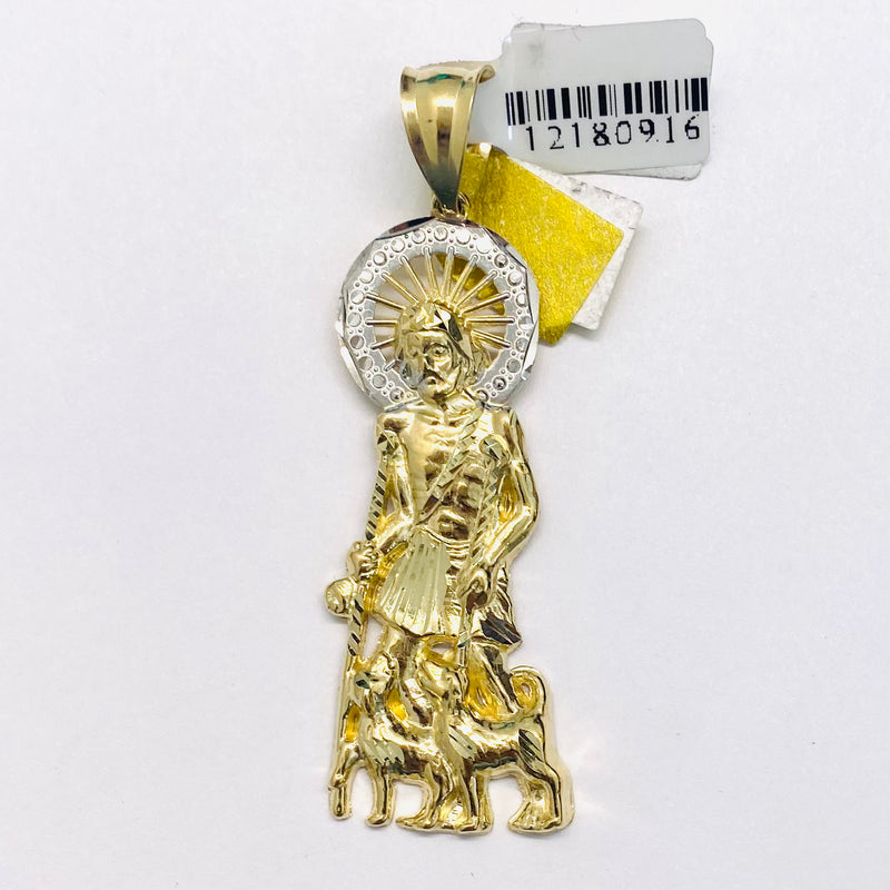 St. Lázaro Pendant 14k