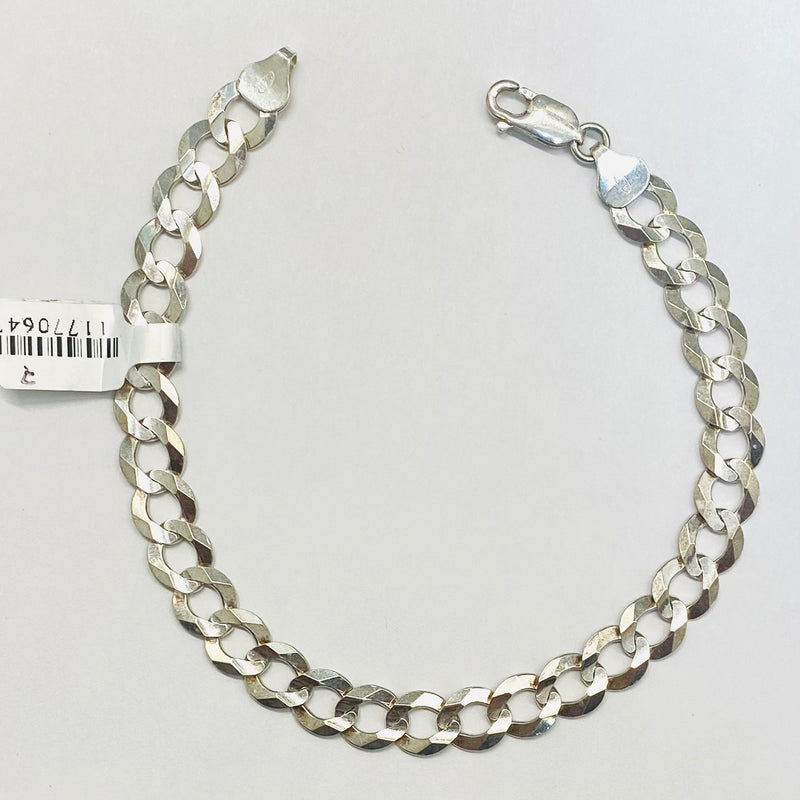 11.7gm Silver curb link Bracelet