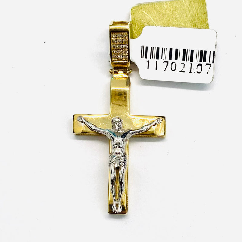 Cross Pendant 14k.