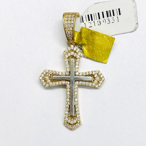 Cross Pendant 14k.