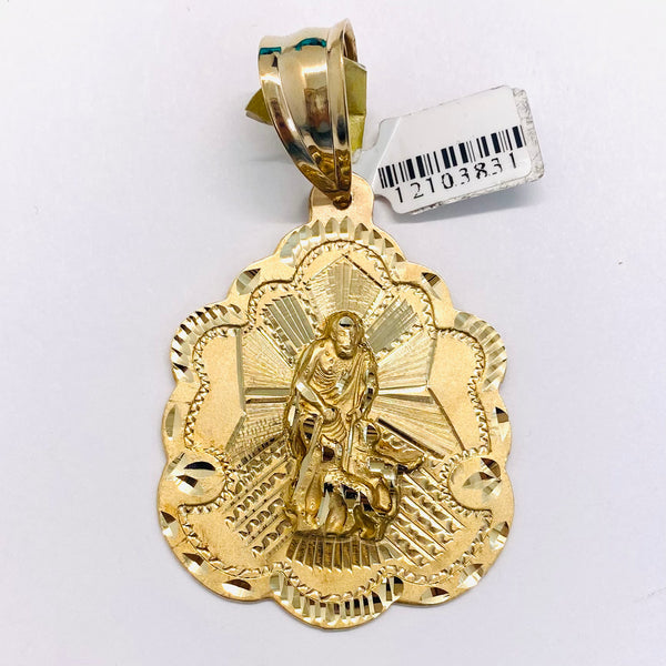 St. Lazaro Pendant 14k