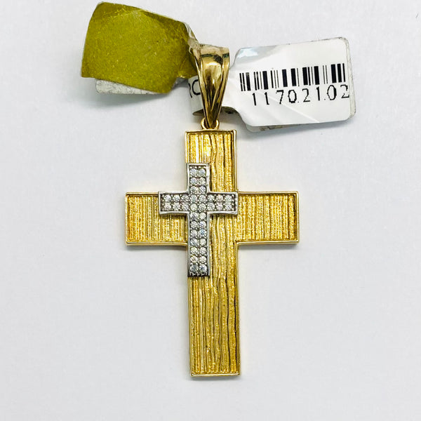 Cross Pendant 14k.