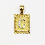 Initial Pendant 10k