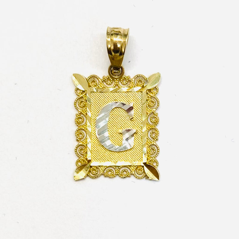 Initial Pendant 10k