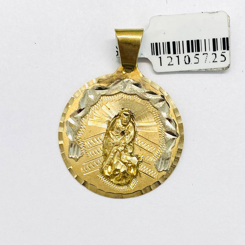 St. Lázaro Pendant 14k