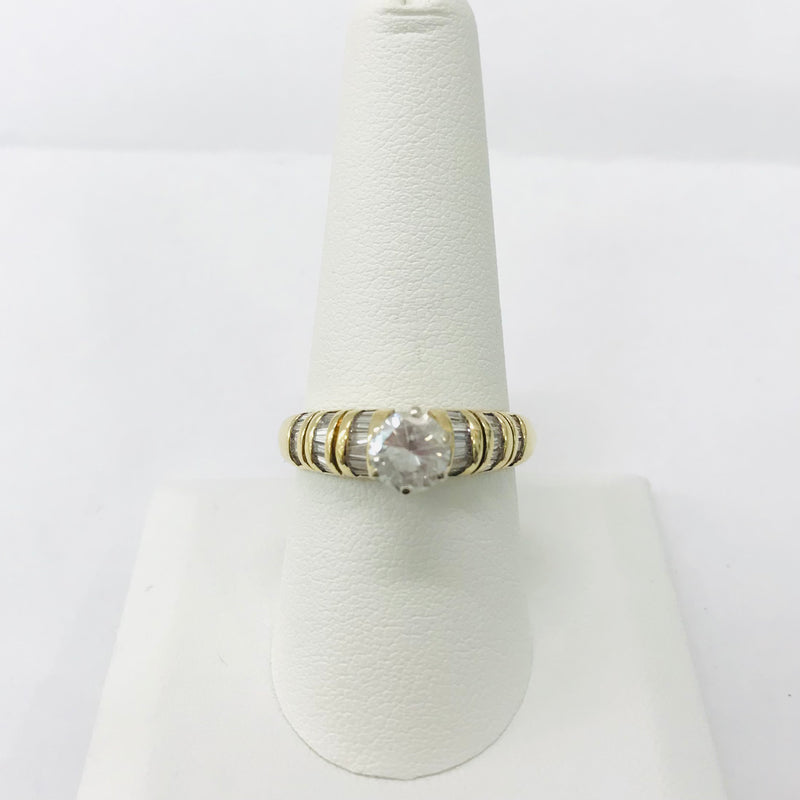 1.3ctw Women’s Diamond Ring 10k