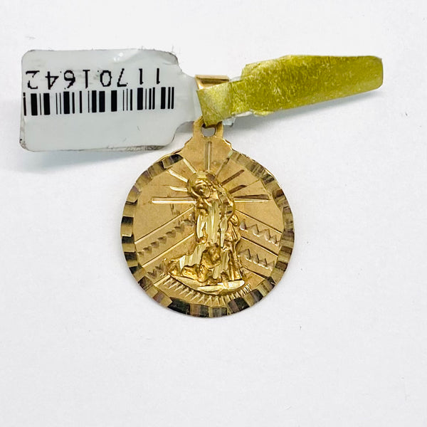 St. Lázaro Pendant 14k