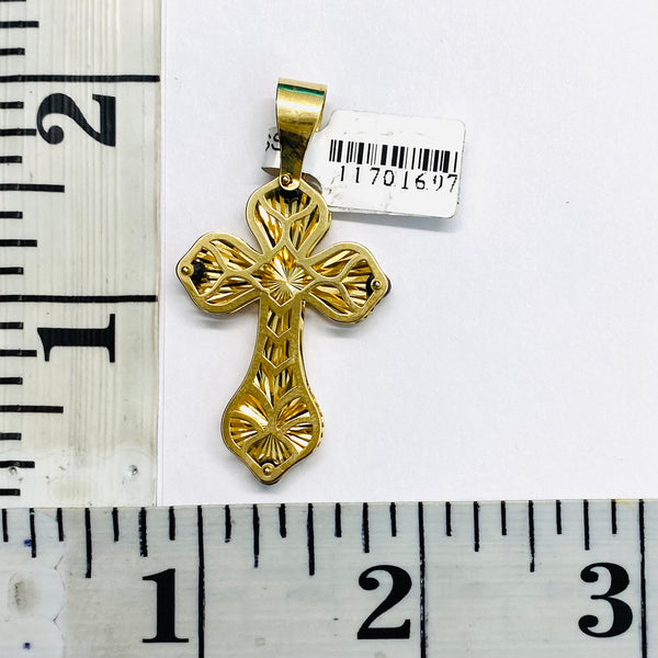 Cross Pendant 14k.