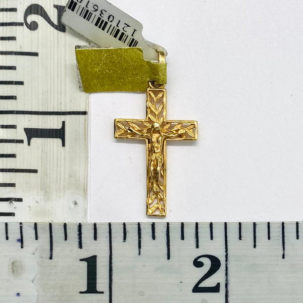 Cross Pendant 14k.