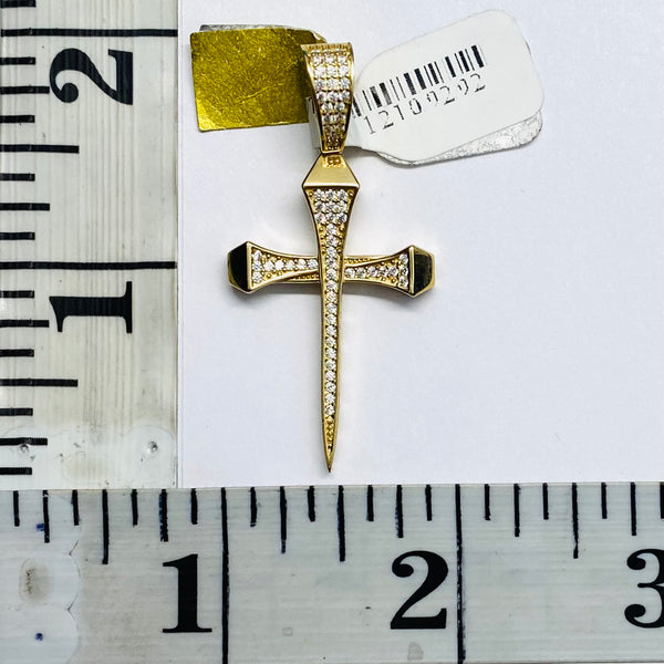 Cross Pendant 14k.