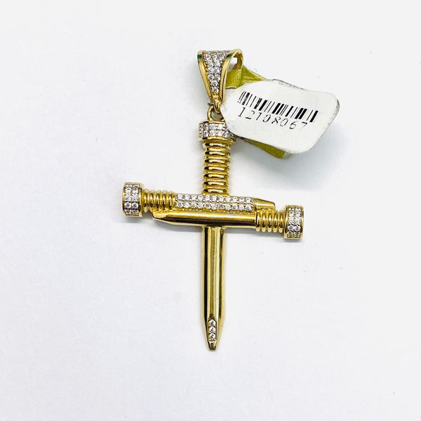 Cross Pendant 14k.