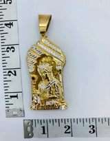 Santa Barbara 3D Silver 925 Medal Charm