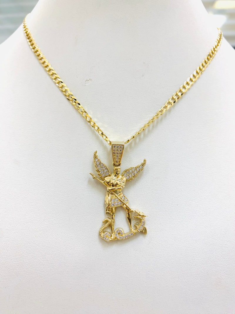Chain and Pendant Set 14k
