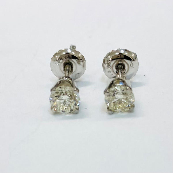.58ctw Stud Diamond Earrings 14k