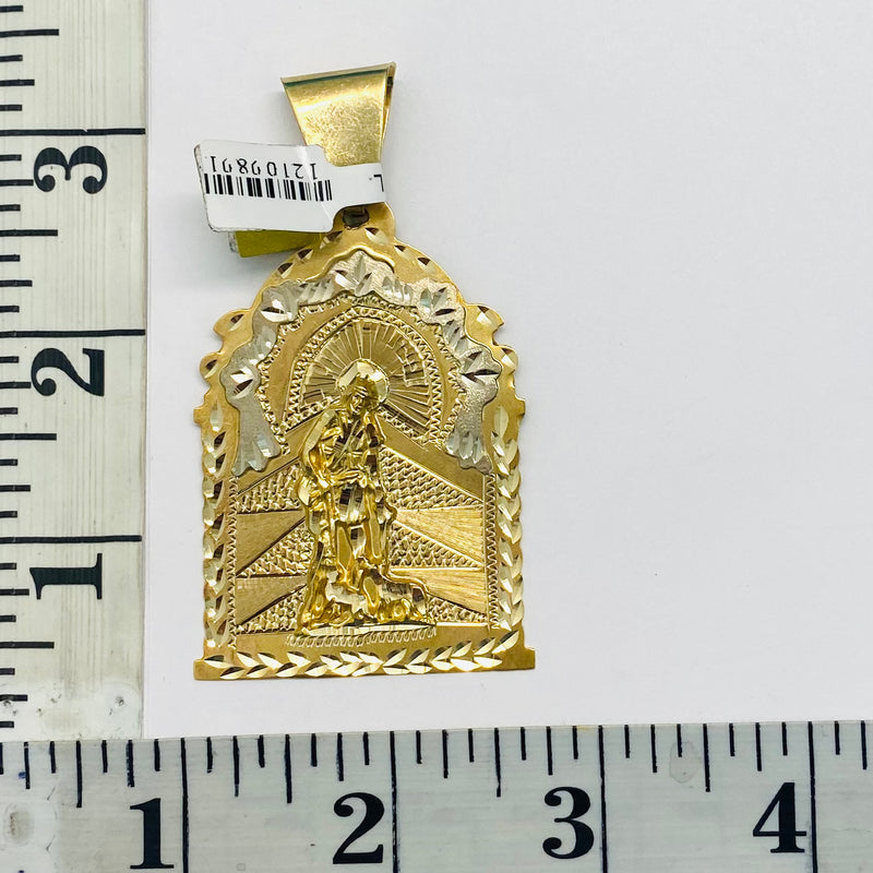 St. Lázaro Pendant 14k