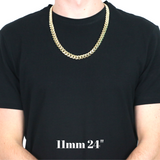 10kt Miami Cuban Link Necklaces Medium Sizes 6mm-13mm-Miami Cuban Link-lirysjewelry
