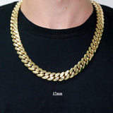 10kt Miami Cuban Link Necklaces Large Sizes 14mm-21mm-Miami Cuban Link-lirysjewelry
