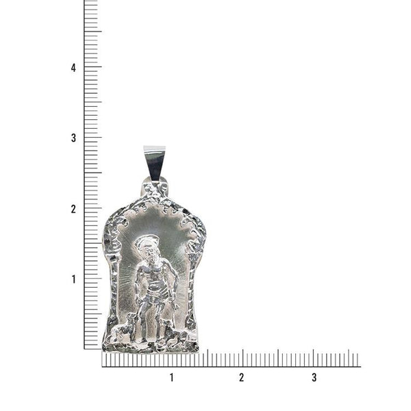 Hand Made 925 Sterling Silver San Lazaro Medallion 22 grams-Silver-lirysjewelry