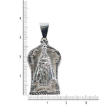 Hand Made 925 Sterling Silver Caridad Del Cobre Medallion 29 grams-silver-lirysjewelry