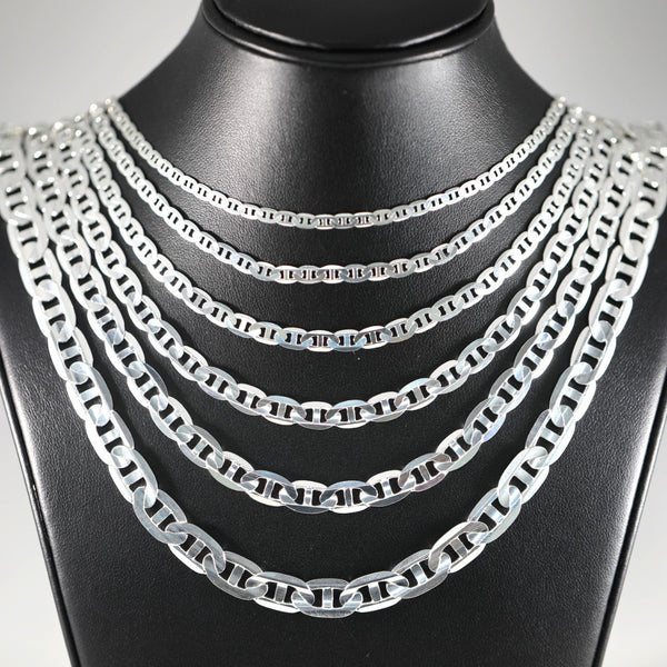 Sterling silver mariner chain discount