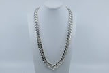 Genuine 925 Sterling Silver Miami Cuban Link Necklaces & Chains-lirysjewelry