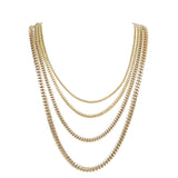 14kt Miami Cuban Link Necklaces Small Sizes 2mm-5mm-Miami Cuban Link-lirysjewelry