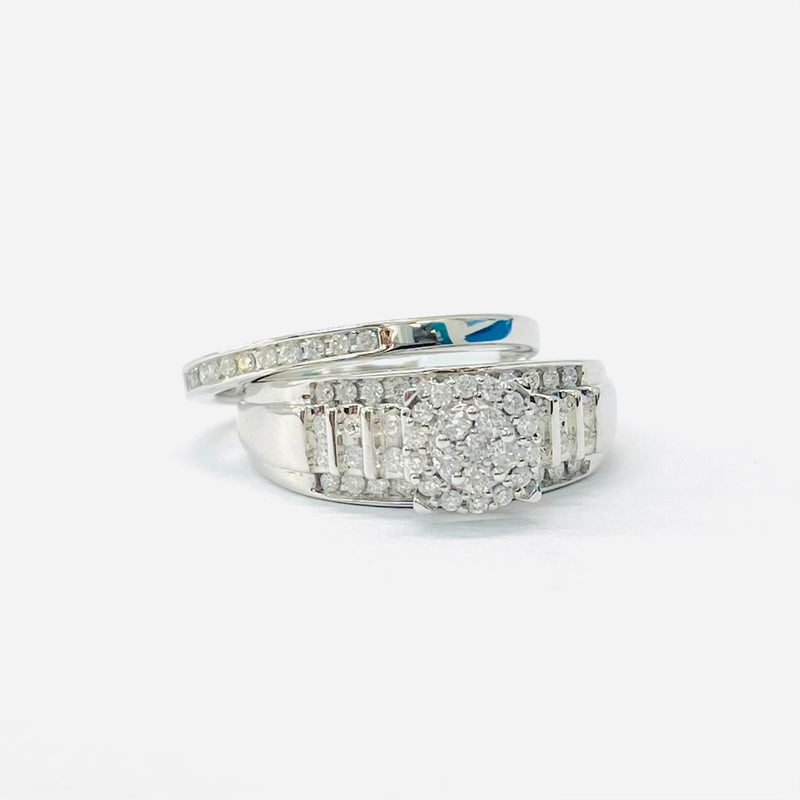 .50ctw Women’s Diamond Wedding Ring Set 10k