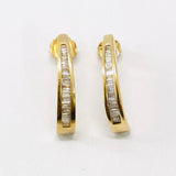 .50ctw Baguette Diamond Earrings 14k