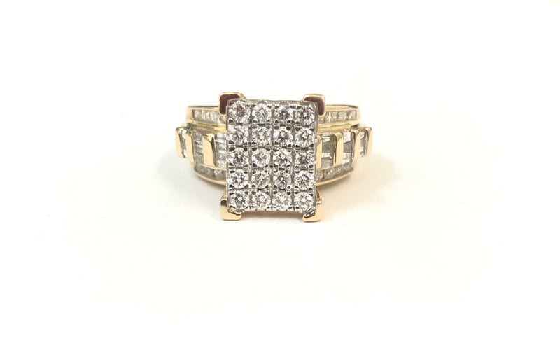 1.5CTW Women’s Engagement Diamond Ring 10k