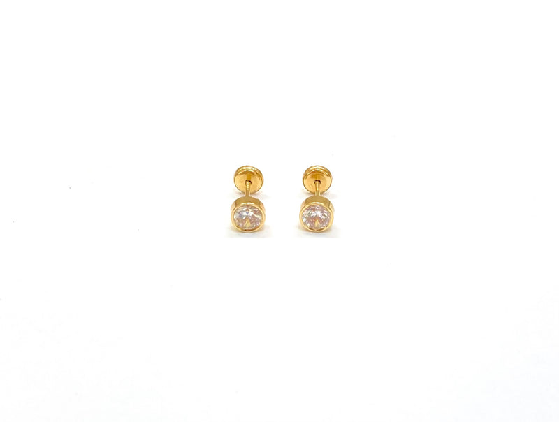 14k Stud Baby Earrings